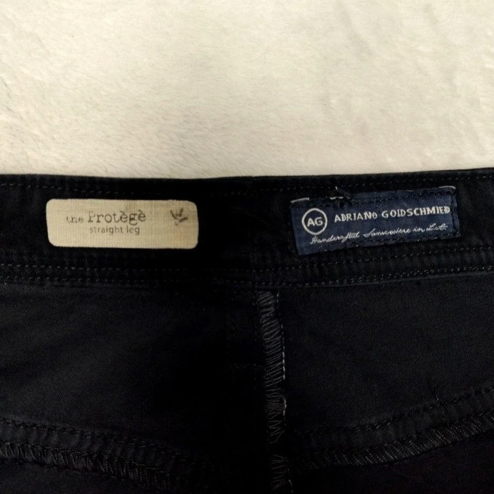 AG Adriano Goldschmied Jeans Mens 36x32 Black Protege Straight Leg Denim USA